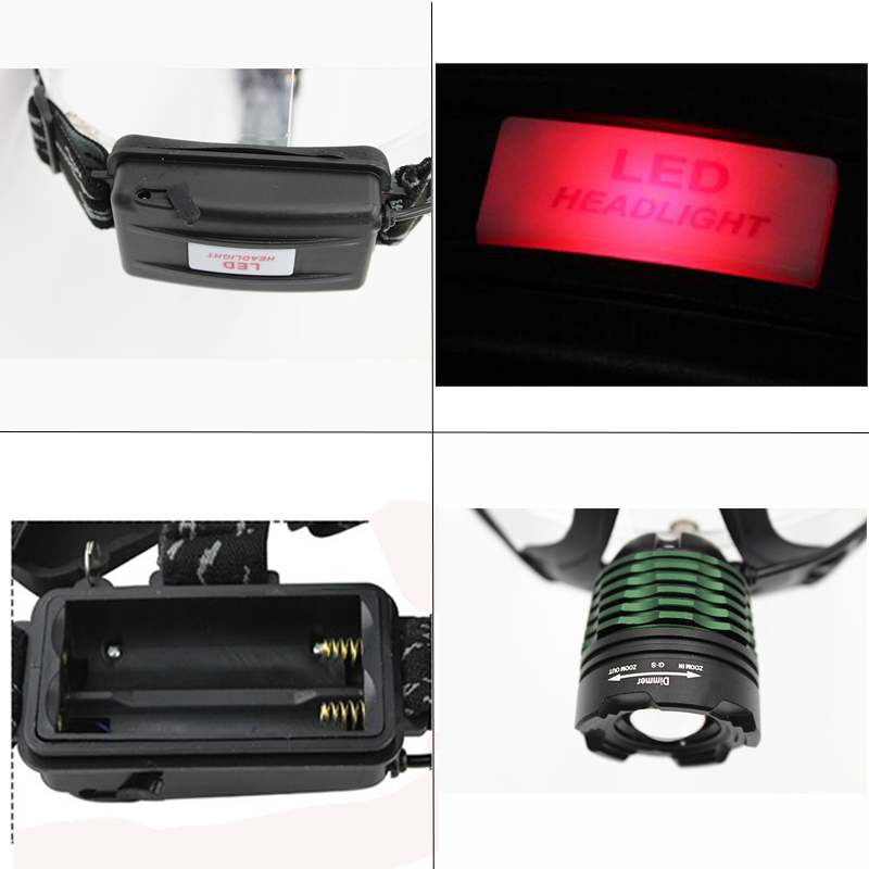 Φακός με 1 LED T6 Κεφαλής για Ποδηλάτες / Camping / Ψάρεμα / Αναρρίχηση Υψηλής φωτεινότητας 1000 Lumen με Zoom Αδιάβροχος - USB Επαναφορτιζόμενος Headlamp Φακός με 1 LED T6 Κεφαλής για Ποδηλάτες / Camping / Ψάρεμα / Αναρρίχηση Υψηλής φωτεινότητας 1000 Lumen με Zoom Αδιάβροχος - USB Επαναφορτιζόμενος Headlamp