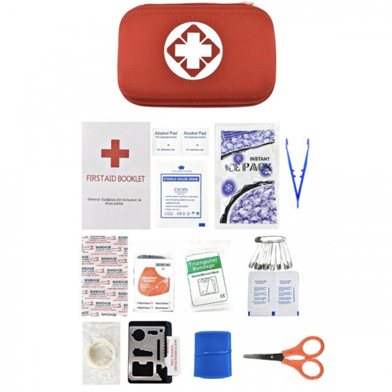 Φαρμακείο Αυτοκινήτου Πλήρες Κιτ Έκτακτης Ανάγκης Πρώτων Βοηθειών 21x13.5cm Φαρμακείο Αυτοκινήτου Πλήρες Κιτ Έκτακτης Ανάγκης Πρώτων Βοηθειών 21x13.5cm