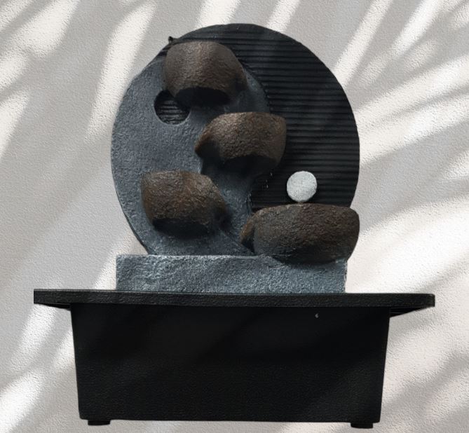 Feng Shui Διακοσμητικό Συντριβάνι Καταρράκτης με Φωτισμό LED - 26 x 23 x 18 εκ Feng Shui Διακοσμητικό Συντριβάνι Καταρράκτης με Φωτισμό LED - 26 x 23 x 18 εκ