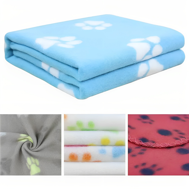 Fleece Κουβέρτα Κατοικιδίου με Πατουσάκια - 50x70cm Fleece Κουβέρτα Κατοικιδίου με Πατουσάκια - 50x70cm