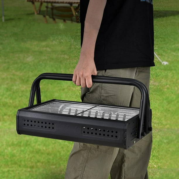 Φορητή Αναδιπλούμενη Ψησταριά Κάρβουνου για BBQ - 475x305x220 mm - KmtStyle Φορητή Αναδιπλούμενη Ψησταριά Κάρβουνου για BBQ - 475x305x220 mm - KmtStyle