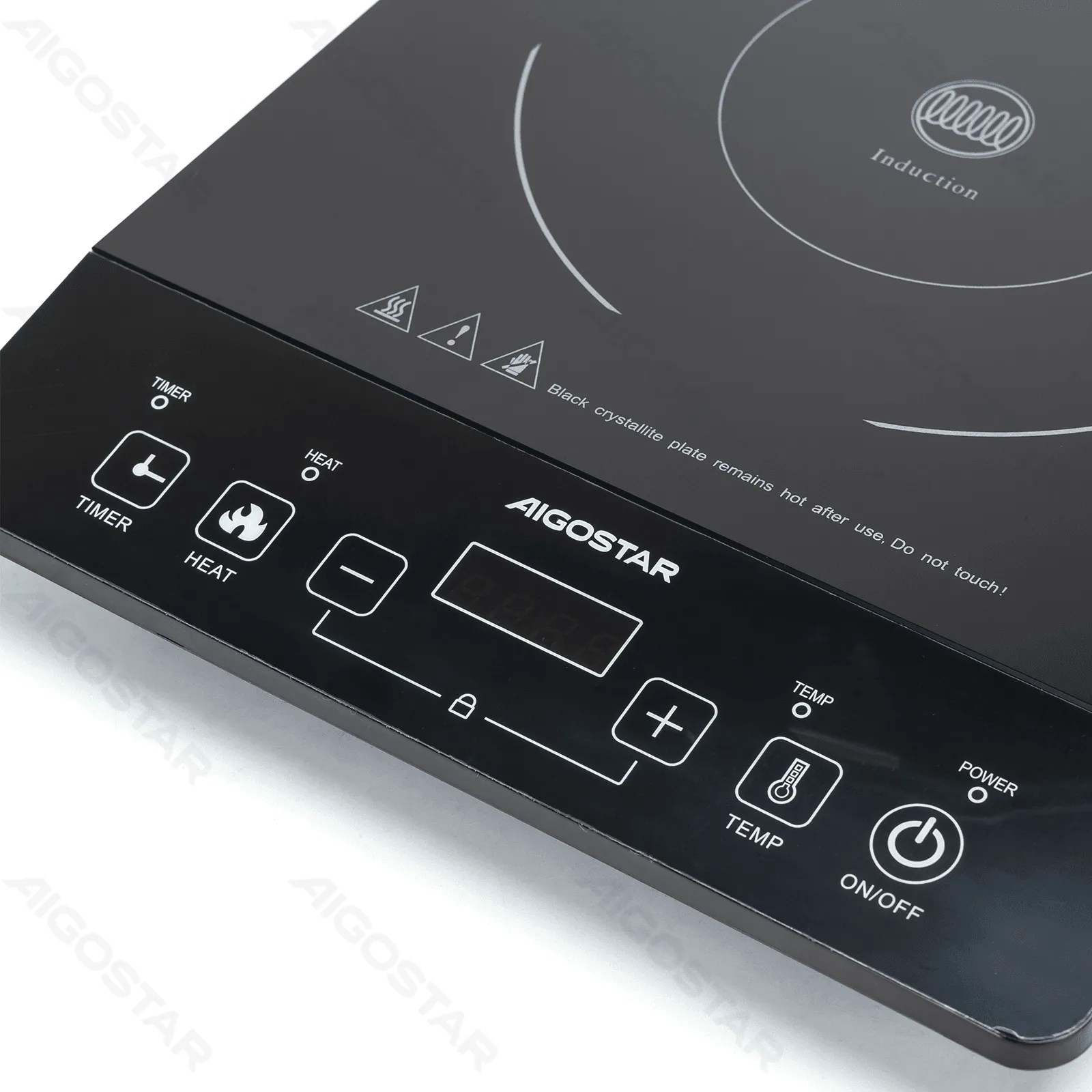 Φορητή Επαγωγική Εστία 2000W - Aigostar Flame Φορητή Επαγωγική Εστία 2000W - Aigostar Flame