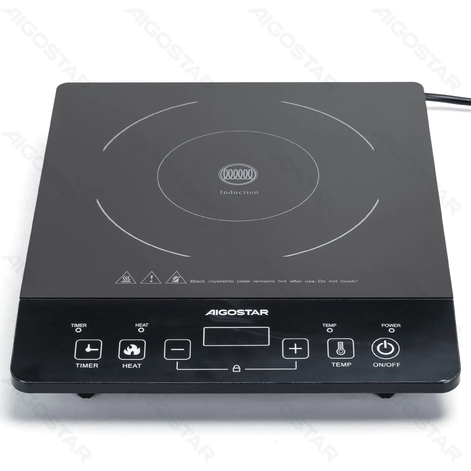 Φορητή Επαγωγική Εστία 2000W - Aigostar Flame Φορητή Επαγωγική Εστία 2000W - Aigostar Flame