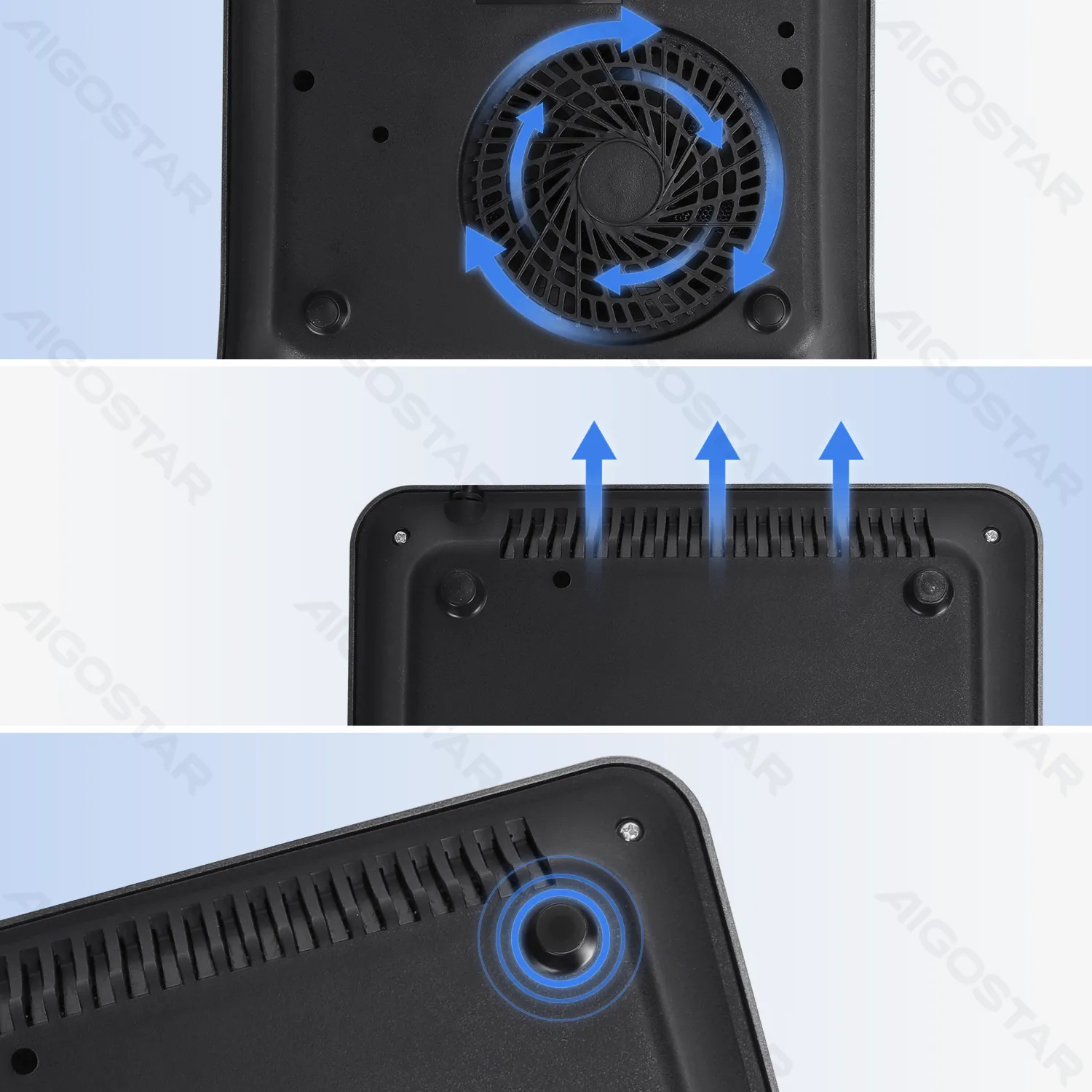 Φορητή Επαγωγική Εστία 2000W με Touch Panel - Aigostar BlueFire Φορητή Επαγωγική Εστία 2000W με Touch Panel - Aigostar BlueFire