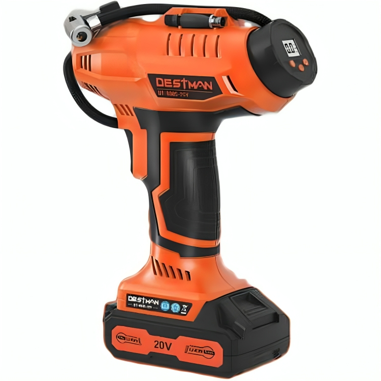 Φορητή Επαναφορτιζομένη Τρόμπα - Κομπρεσέρ Αέρα Χειρός για Ελαστικά Αυτοκινήτου, Μηχανής, Ποδηλάτου & Μπάλες - Destman Φορητή Επαναφορτιζομένη Τρόμπα - Κομπρεσέρ Αέρα Χειρός για Ελαστικά Αυτοκινήτου, Μηχανής, Ποδηλάτου & Μπάλες - Destman