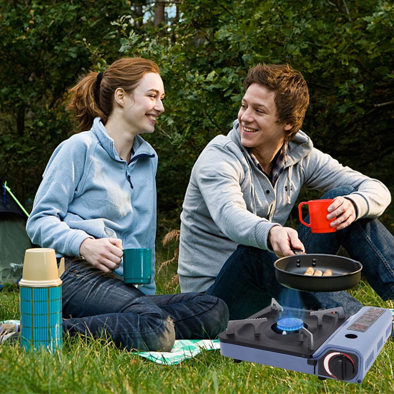 Φορητή Εστία Υγραερίου Κουζίνας 2.9KW - Andowl Φορητή Εστία Υγραερίου Κουζίνας 2.9KW - Andowl