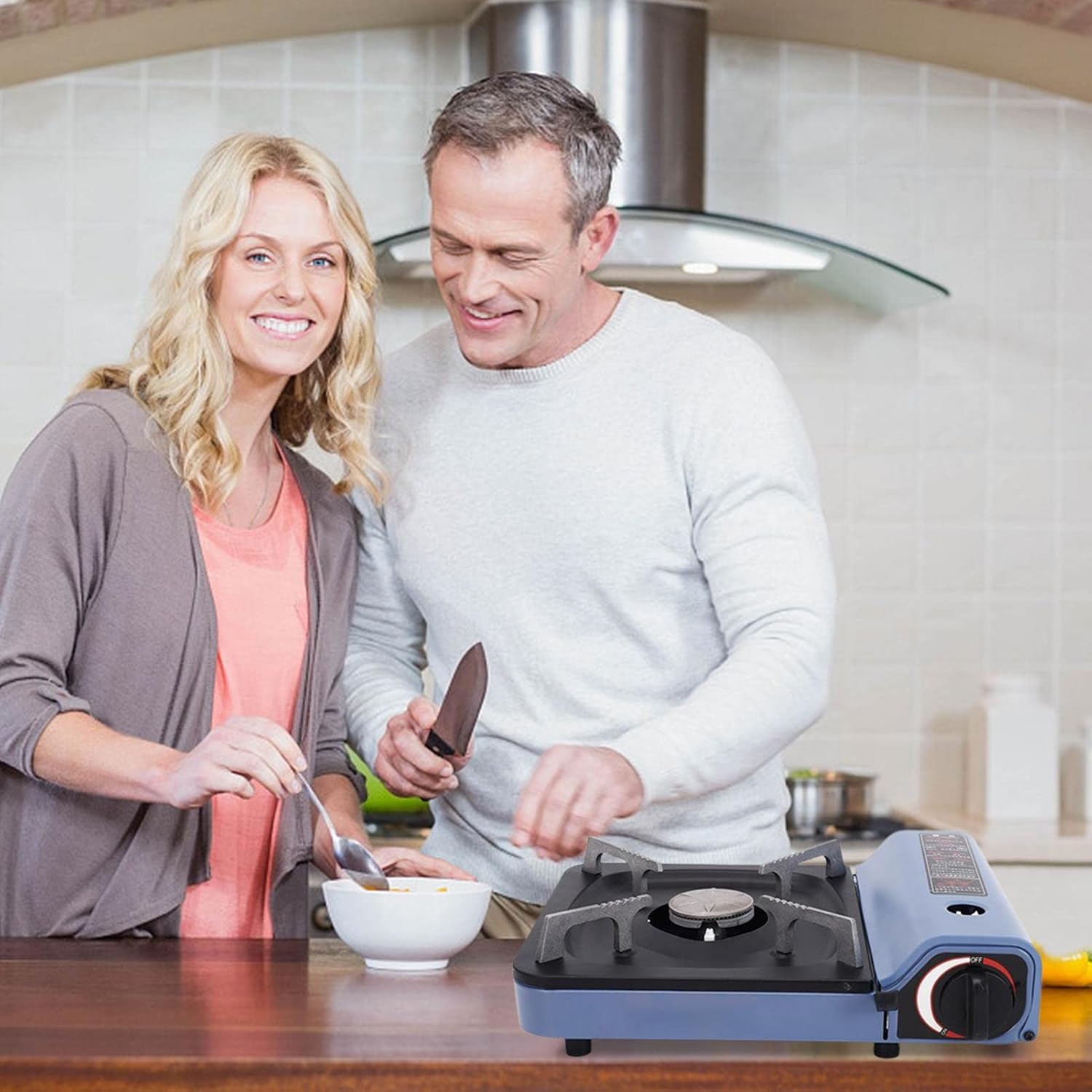 Φορητή Εστία Υγραερίου Κουζίνας 2.9KW - Andowl Φορητή Εστία Υγραερίου Κουζίνας 2.9KW - Andowl