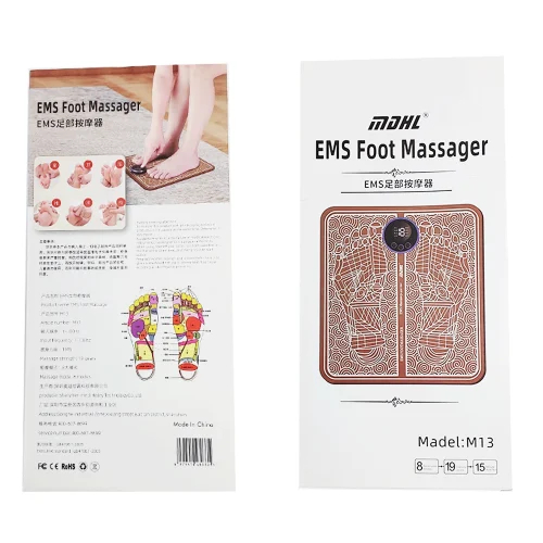 Φορητή Ηλεκτρική Συσκευή Μασάζ - Χαλάκι Ποδιών με Τεχνολογία EMS Foot Massager Φορητή Ηλεκτρική Συσκευή Μασάζ - Χαλάκι Ποδιών με Τεχνολογία EMS Foot Massager