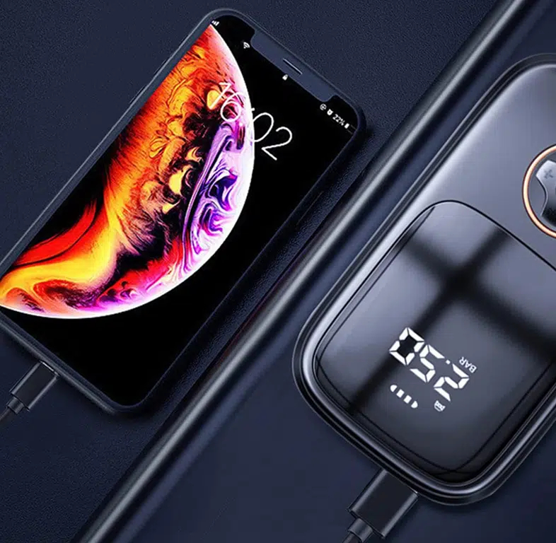 Φορητή Μίνι Αντλία Αέρος Κομπρεσέρ – Power Bank 4000mAh 150 PSI CTC-657 Φορητή Μίνι Αντλία Αέρος Κομπρεσέρ – Power Bank 4000mAh 150 PSI CTC-657