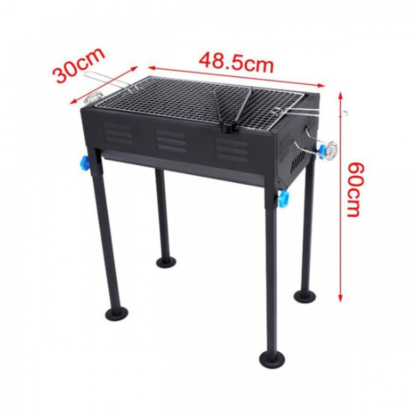 Φορητή Ψησταριά Κάρβουνου για BBQ - 48.5 x 30 x 60 cm Φορητή Ψησταριά Κάρβουνου για BBQ - 48.5 x 30 x 60 cm