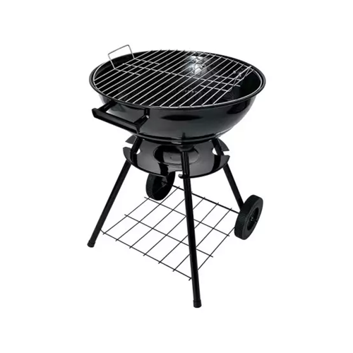 Φορητή ψησταριά μπάρμπεκιου με ρόδες και καπάκι – κόκκινο/μαύρο Φορητή ψησταριά μπάρμπεκιου με ρόδες και καπάκι – κόκκινο/μαύρο