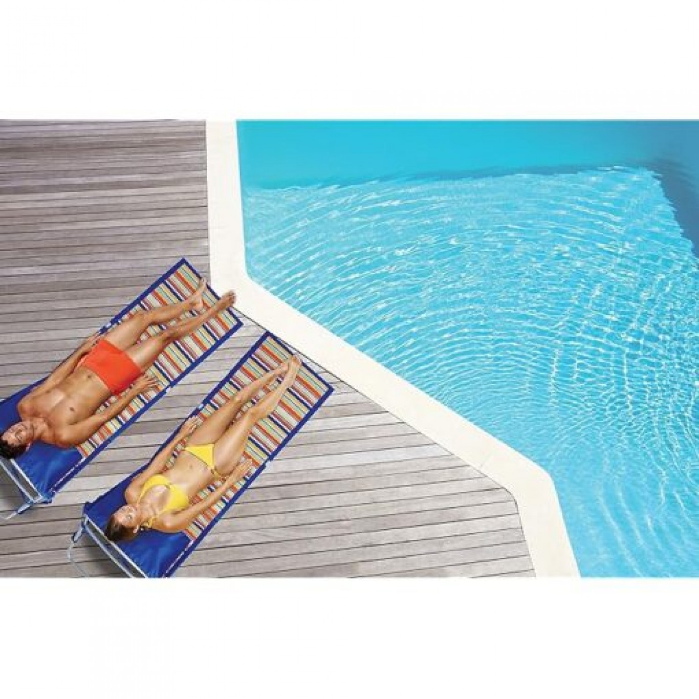 Φορητή Πτυσσόμενη Ξαπλώστρα Παραλίας Φορητή Πτυσσόμενη Ξαπλώστρα Παραλίας