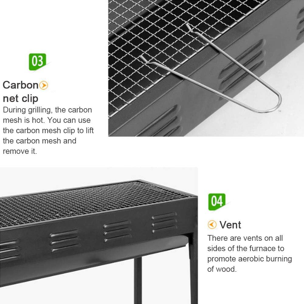 Φορητή Πτυσσόμενη Ψησταριά Κάρβουνου για BBQ 65 x 30 x 67cm Φορητή Πτυσσόμενη Ψησταριά Κάρβουνου για BBQ 65 x 30 x 67cm
