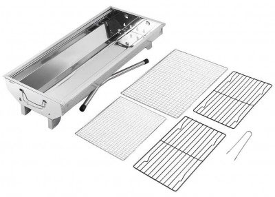 Φορητή Πτυσσόμενη Ψησταριά Κάρβουνου για BBQ - 70 x 30 x 70cm Φορητή Πτυσσόμενη Ψησταριά Κάρβουνου για BBQ - 70 x 30 x 70cm