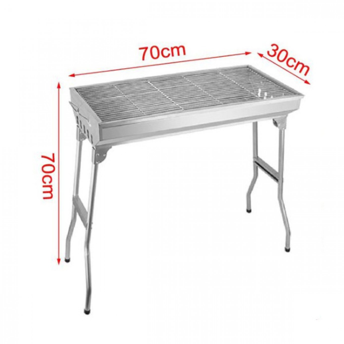 Φορητή Πτυσσόμενη Ψησταριά Κάρβουνου για BBQ - 70 x 30 x 70cm Φορητή Πτυσσόμενη Ψησταριά Κάρβουνου για BBQ - 70 x 30 x 70cm