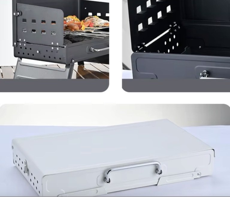 Φορητή Πτυσσόμενη Ψησταριά Κάρβουνου K-501 – BBQ σε Βαλίτσα 50x27.5cm | Εύκολη Μεταφορά, Ιδανική για Camping, Παραλία & Κήπο Φορητή Πτυσσόμενη Ψησταριά Κάρβουνου K-501 – BBQ σε Βαλίτσα 50x27.5cm | Εύκολη Μεταφορά, Ιδανική για Camping, Παραλία & Κήπο