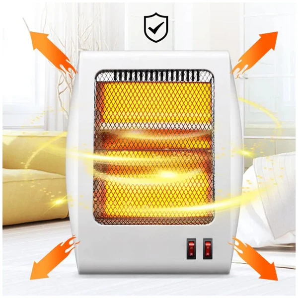 Φορητή Σόμπα Χαλαζία 800W με 2 Ταχύτητες και Προστασία Υπερθέρμανσης Φορητή Σόμπα Χαλαζία 800W με 2 Ταχύτητες και Προστασία Υπερθέρμανσης