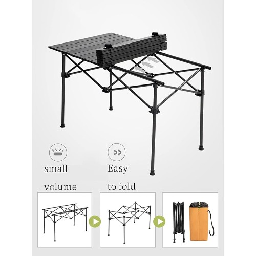 Φορητό Αναδιπλούμενο Σετ Τραπέζι 95x55x50cm με 6 Πτυσσόμενες Καρέκλες 43x43x72cm - Με Βαλιτσάκι Μεταφοράς Φορητό Αναδιπλούμενο Σετ Τραπέζι 95x55x50cm με 6 Πτυσσόμενες Καρέκλες 43x43x72cm - Με Βαλιτσάκι Μεταφοράς