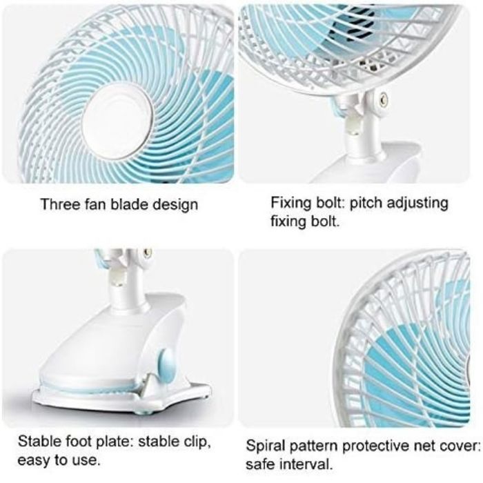 Φορητό Ανεμιστηράκι 25W με Κλιπ Στερέωσης - Aerbes Φορητό Ανεμιστηράκι 25W με Κλιπ Στερέωσης - Aerbes