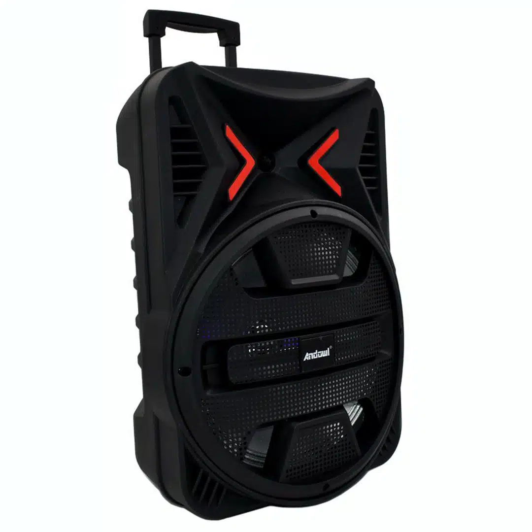 Φορητό Ασύρματο Bluetooth Ηχείο με Μικρόφωνο για Καραόκε και RGB Φωτισμό 5000W Φορητό Ασύρματο Bluetooth Ηχείο με Μικρόφωνο για Καραόκε και RGB Φωτισμό 5000W