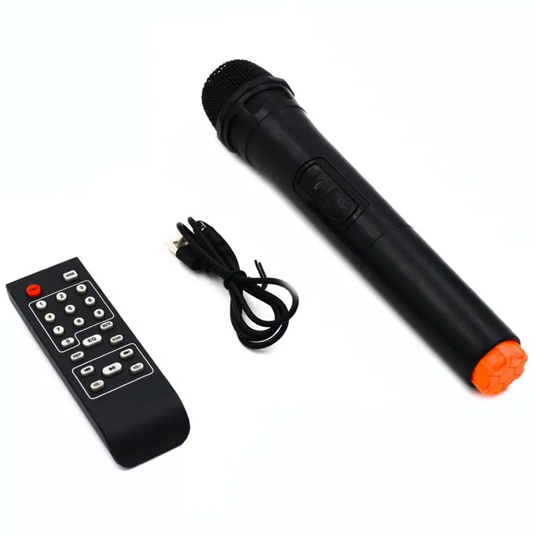 Φορητό Ασύρματο Bluetooth Ηχείο με Μικρόφωνο για Καραόκε και RGB Φωτισμό 5000W Φορητό Ασύρματο Bluetooth Ηχείο με Μικρόφωνο για Καραόκε και RGB Φωτισμό 5000W