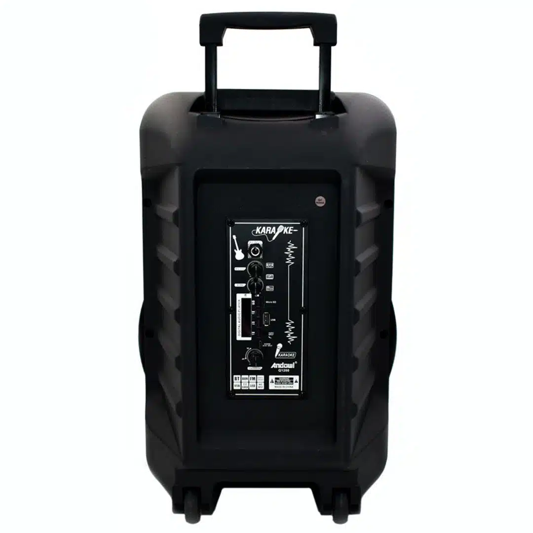 Φορητό Ασύρματο Bluetooth Ηχείο με Μικρόφωνο για Καραόκε και RGB Φωτισμό 5000W Φορητό Ασύρματο Bluetooth Ηχείο με Μικρόφωνο για Καραόκε και RGB Φωτισμό 5000W