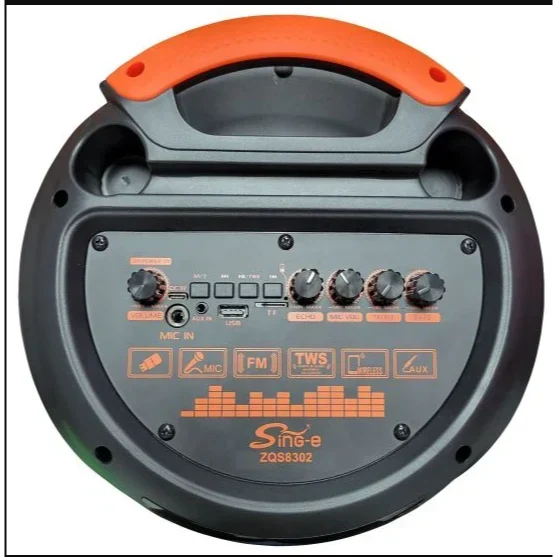 Φορητό Ασύρματο Ηχείο Karaoke με Μικρόφωνο και Τηλεχειριστήριο - Συνδεσιμότητα Bluetooth & USB & Ενσωματωμένο Ραδιόφωνο - Kimiso Φορητό Ασύρματο Ηχείο Karaoke με Μικρόφωνο και Τηλεχειριστήριο - Συνδεσιμότητα Bluetooth & USB & Ενσωματωμένο Ραδιόφωνο - Kimiso