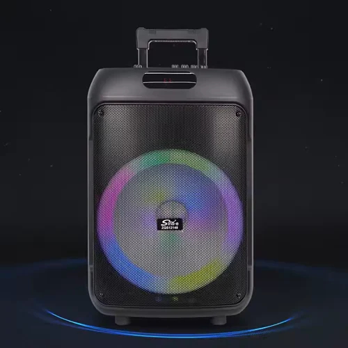 Φορητό Bluetooth Ηχείο Karaoke με 2 Μικρόφωνα, Τηλεχειριστήριο & LED Φωτισμό Φορητό Bluetooth Ηχείο Karaoke με 2 Μικρόφωνα, Τηλεχειριστήριο & LED Φωτισμό