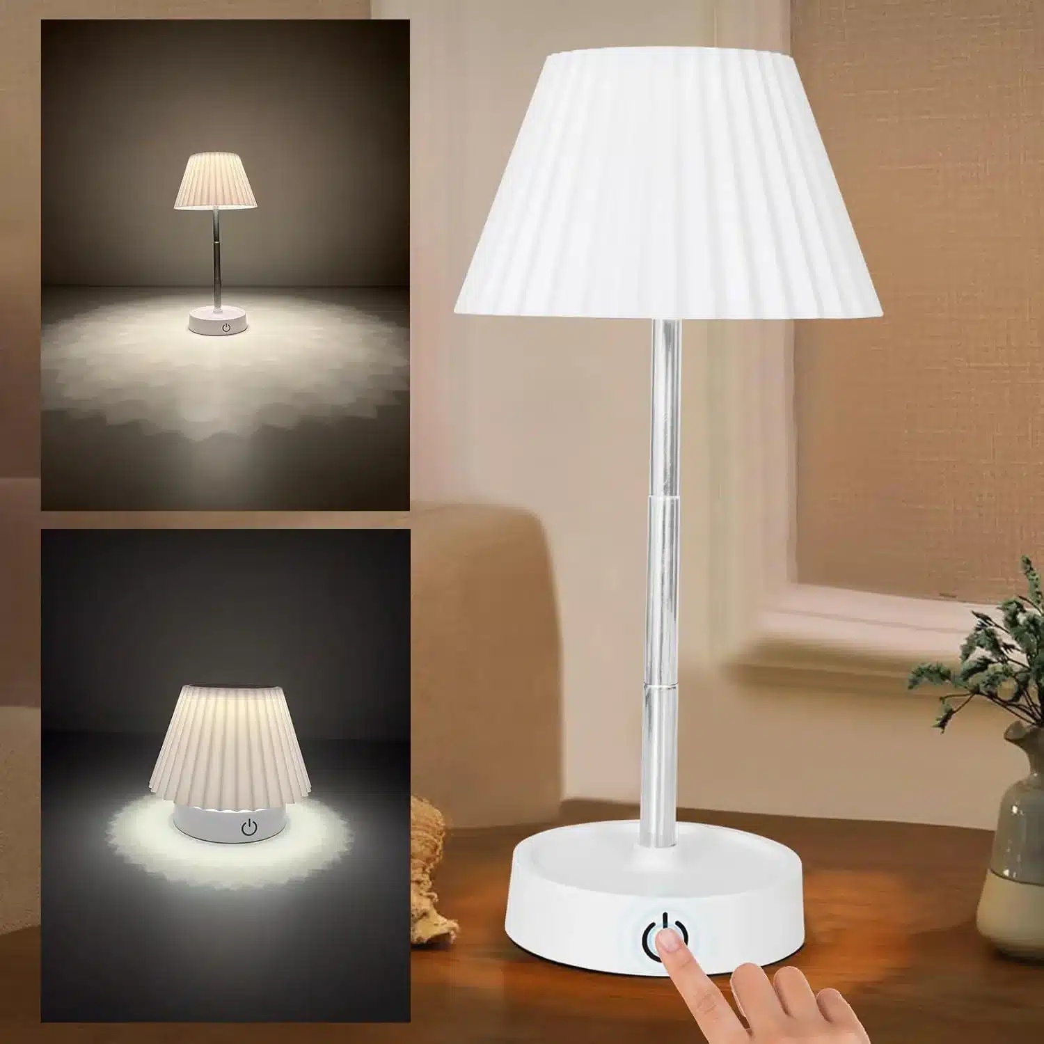 Φορητό Επιτραπέζιο Πτυσσόμενο Φωτιστικό Αφής Εσωτερικού & Εξωτερικού Χώρου Φορητό Επιτραπέζιο Πτυσσόμενο Φωτιστικό Αφής Εσωτερικού & Εξωτερικού Χώρου