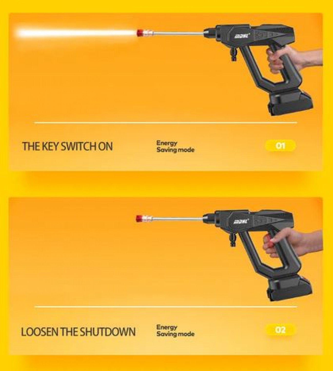 Φορητό Ηλεκτρικό Πιστόλι Πλυσίματος - Πιεστικό νερού 48V 30BAR Φορητό Ηλεκτρικό Πιστόλι Πλυσίματος - Πιεστικό νερού 48V 30BAR