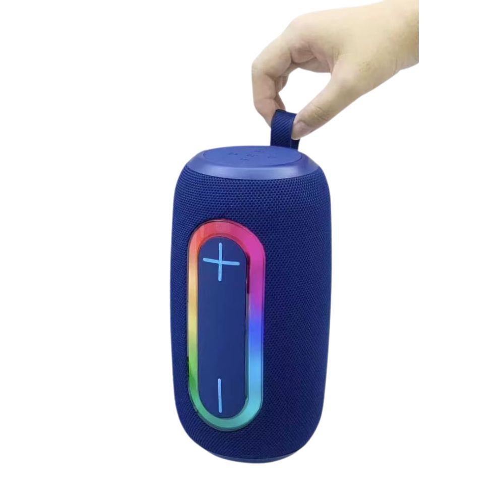 Φορητό Ηχείο Bluetooth 10W με RGB Φωτισμό, Karaoke και FM,USB,TF Μπλε Φορητό Ηχείο Bluetooth 10W με RGB Φωτισμό, Karaoke και FM,USB,TF Μπλε