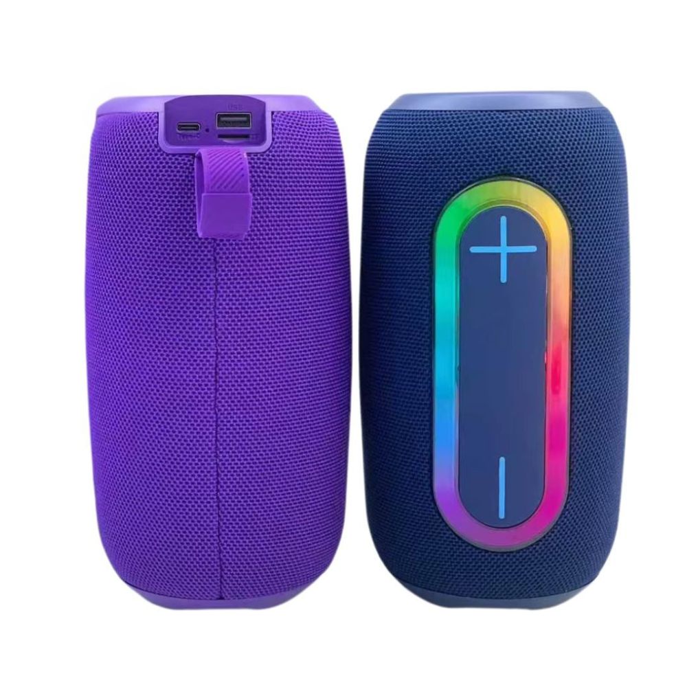 Φορητό Ηχείο Bluetooth 10W με RGB Φωτισμό, Karaoke και FM,USB,TF Μπλε Φορητό Ηχείο Bluetooth 10W με RGB Φωτισμό, Karaoke και FM,USB,TF Μπλε