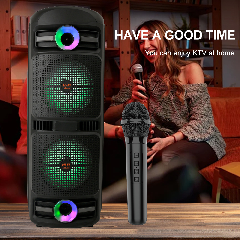 Φορητό Ηχείο Bluetooth 8’’ με Μικρόφωνο, Τηλεχειριστήριο & RGB Φωτισμό - Ιδανικό για Party & Karaoke SING-E Φορητό Ηχείο Bluetooth 8’’ με Μικρόφωνο, Τηλεχειριστήριο & RGB Φωτισμό - Ιδανικό για Party & Karaoke SING-E