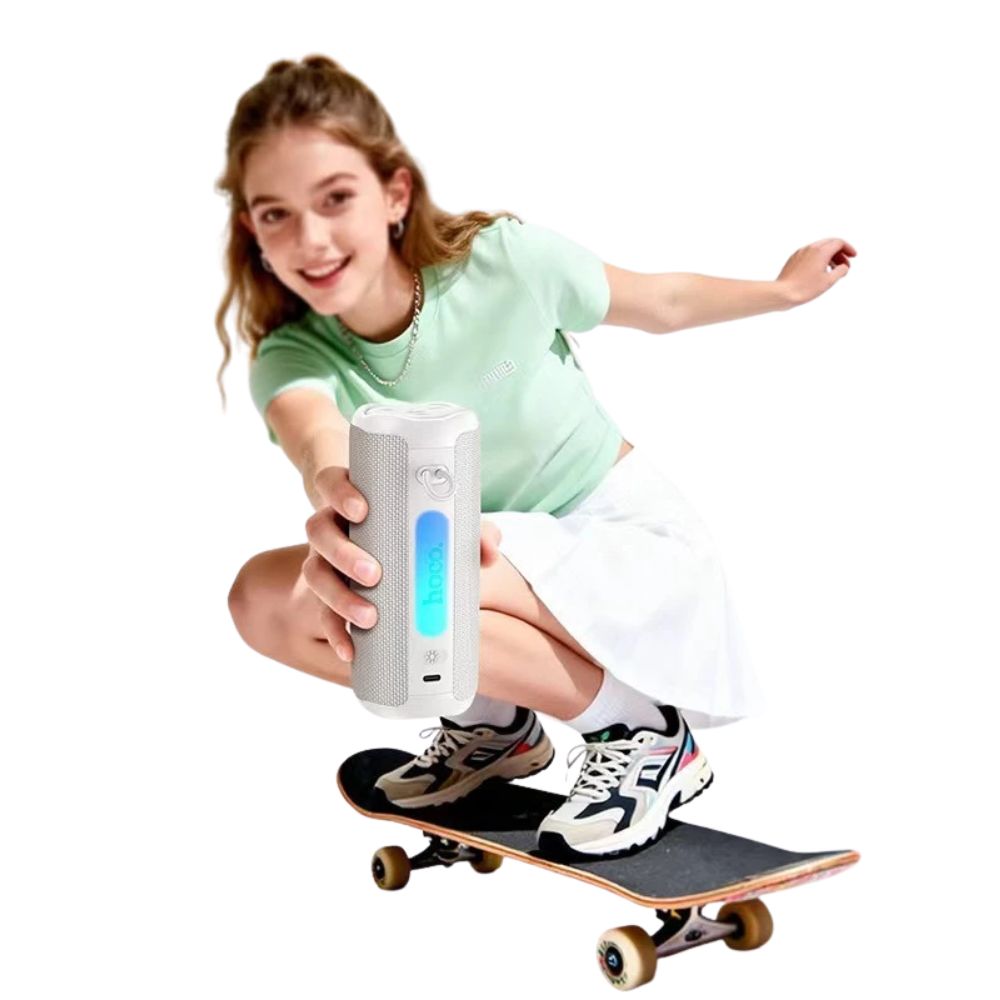 Φορητό Ηχείο Bluetooth Hoco Advantage v6.0 Hi-Fi 8W TWS RGB IPX4 Λευκό Φορητό Ηχείο Bluetooth Hoco Advantage v6.0 Hi-Fi 8W TWS RGB IPX4 Λευκό