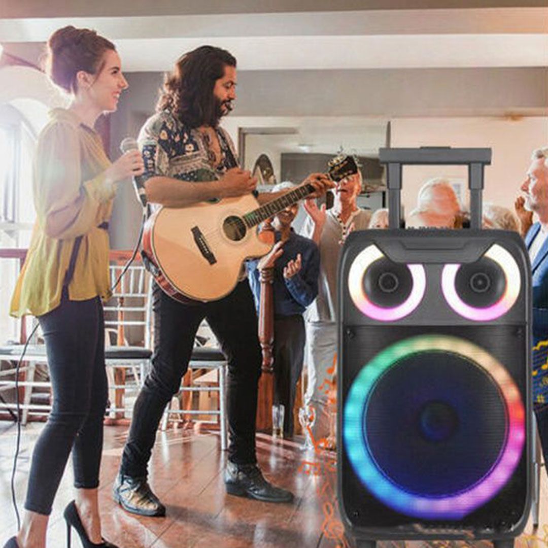 Φορητό Ηχείο Bluetooth Karaoke Party –με Μικρόφωνο, Τηλεχειρισμό & Διακοσμητικό Φωτισμό LED Andowl Q-YX8000 Μαύρο Φορητό Ηχείο Bluetooth Karaoke Party –με Μικρόφωνο, Τηλεχειρισμό & Διακοσμητικό Φωτισμό LED Andowl Q-YX8000 Μαύρο