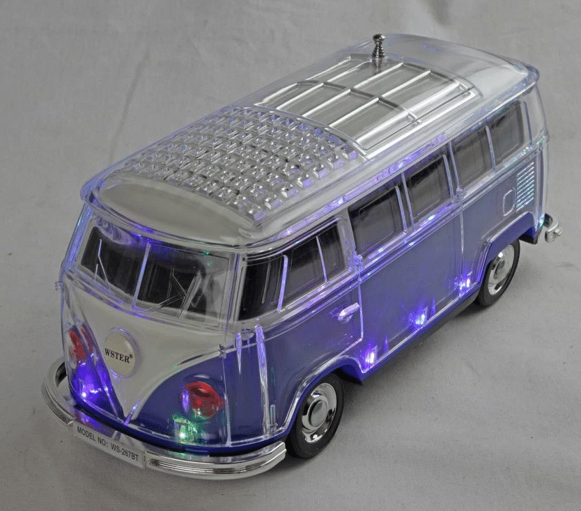 Ηχείο Bluetooth USB/SD Mini Bus με Ραδιόφωνο και Led Φώτα Μαύρο Ηχείο Bluetooth USB/SD Mini Bus με Ραδιόφωνο και Led Φώτα Μαύρο