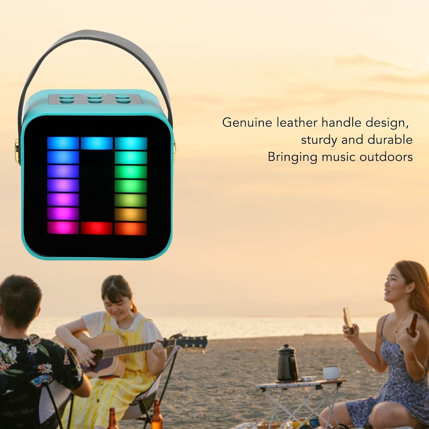 Φορητό Ηχείο Ηχοσύστημα Bluetooth Καραόκε με Ασύρματο Μικρόφωνο Bluetooth Λειτουργία Εγγραφής Ήχου Γαλάζιο Φορητό Ηχείο Ηχοσύστημα Bluetooth Καραόκε με Ασύρματο Μικρόφωνο Bluetooth Λειτουργία Εγγραφής Ήχου Γαλάζιο