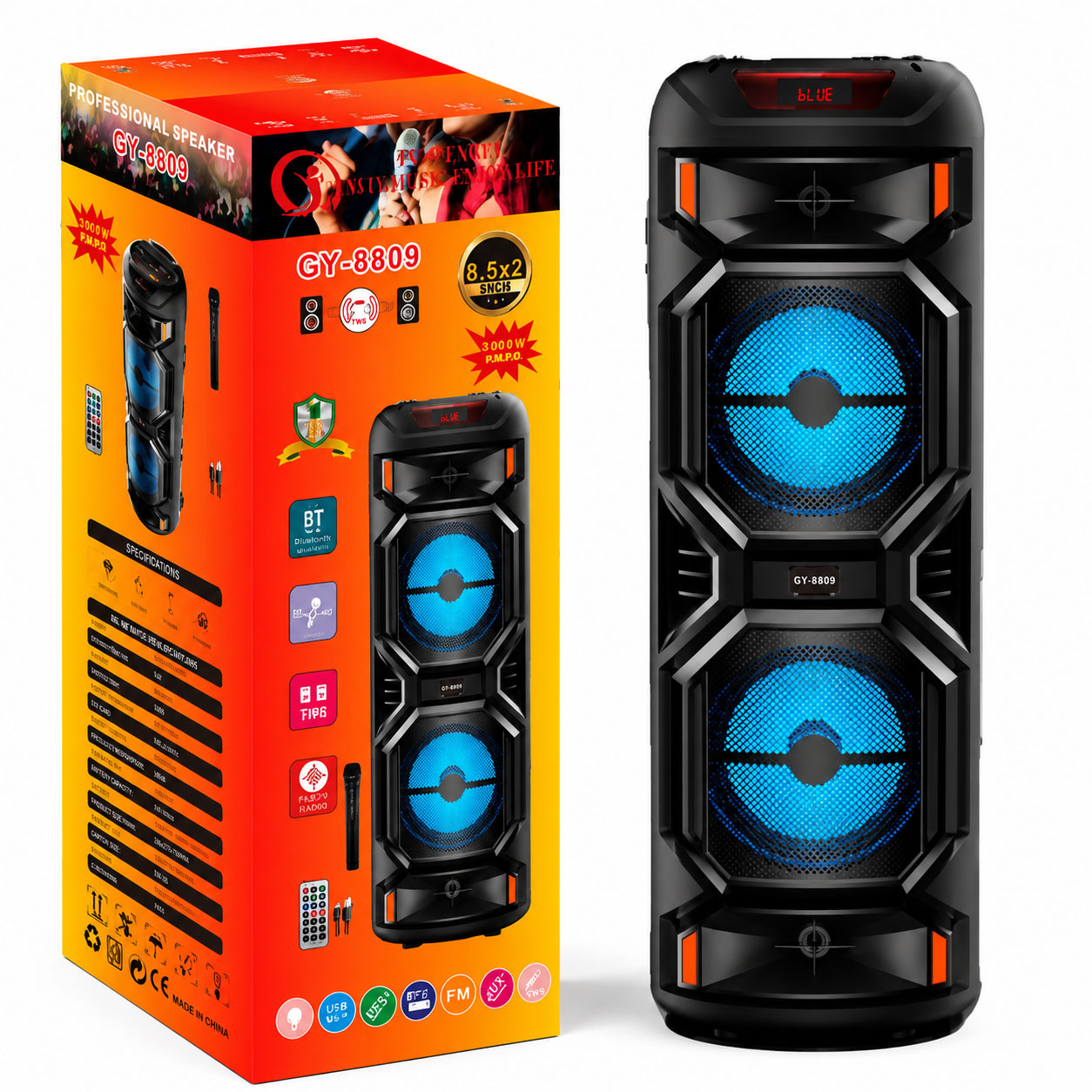 Φορητό Ηχείο Karaoke Bluetooth 8.5