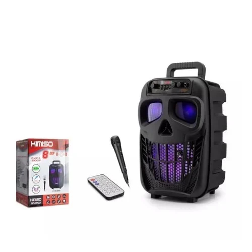 Φορητό Ηχείο Subwoofer Bluetooth 8” με Τηλεχειριστήριο και Ενσύρματο Μικρόφωνο Kimiso Φορητό Ηχείο Subwoofer Bluetooth 8” με Τηλεχειριστήριο και Ενσύρματο Μικρόφωνο Kimiso