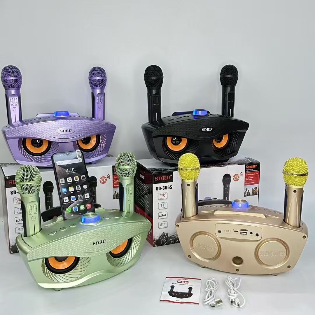 Φορητό Ηχοσύστημα Bluetooth USB,SD Karaoke Με 2 Μικρόφωνα Mp3 Player - Multimedia Speaker Φορητό Ηχοσύστημα Bluetooth USB,SD Karaoke Με 2 Μικρόφωνα Mp3 Player - Multimedia Speaker