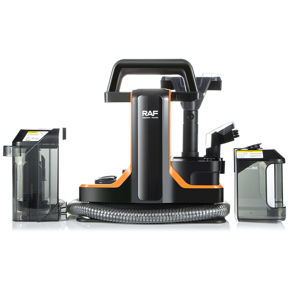 Φορητό Καθαριστικό Χαλιών 450W με Δεξαμενές 800mL και 1080mL - Ιδανικό για Υφάσματα, Μοκέτες & Καθίσματα - RAF Φορητό Καθαριστικό Χαλιών 450W με Δεξαμενές 800mL και 1080mL - Ιδανικό για Υφάσματα, Μοκέτες & Καθίσματα - RAF