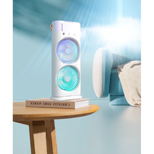 Φορητό Κλιματιστικό USB για Οικονομική Ψύξη με Υδρονέφωση και Υγραντήρα με Τεχνολογία Εξάτμισης - Air Cooler Ανεμιστήρας Air Condition Φορητό Κλιματιστικό USB για Οικονομική Ψύξη με Υδρονέφωση και Υγραντήρα με Τεχνολογία Εξάτμισης - Air Cooler Ανεμιστήρας Air Condition