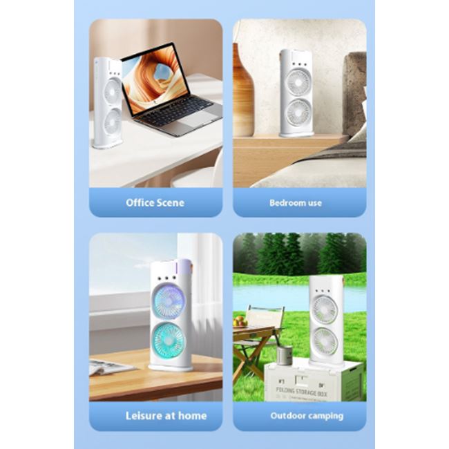 Φορητό Κλιματιστικό USB για Οικονομική Ψύξη με Υδρονέφωση και Υγραντήρα με Τεχνολογία Εξάτμισης - Air Cooler Ανεμιστήρας Air Condition Φορητό Κλιματιστικό USB για Οικονομική Ψύξη με Υδρονέφωση και Υγραντήρα με Τεχνολογία Εξάτμισης - Air Cooler Ανεμιστήρας Air Condition