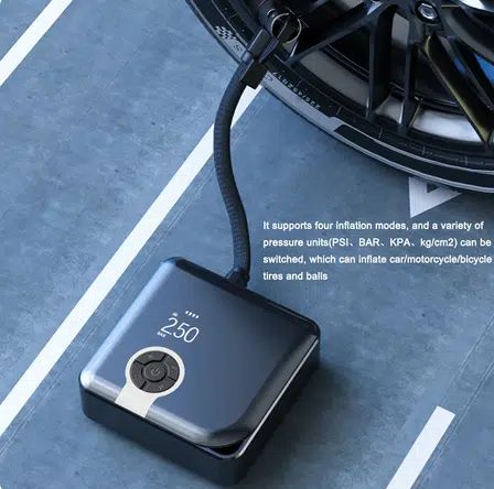 Φορητό Κομπρεσέρ - Τρόμπα Αέρος Αυτοκινήτου 150 PSI με Power Bank, LED Φως Έκτακτης Ανάγκης και LCD Οθόνη Pervoi Φορητό Κομπρεσέρ - Τρόμπα Αέρος Αυτοκινήτου 150 PSI με Power Bank, LED Φως Έκτακτης Ανάγκης και LCD Οθόνη Pervoi