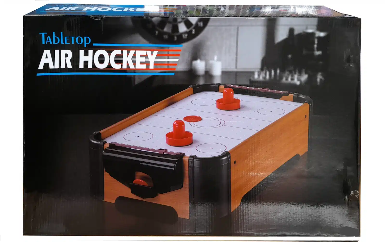 Φορητό Ξύλινο Επιτραπέζιο Παιχνίδι Ice Hockey 56x30x10 cm Φορητό Ξύλινο Επιτραπέζιο Παιχνίδι Ice Hockey 56x30x10 cm