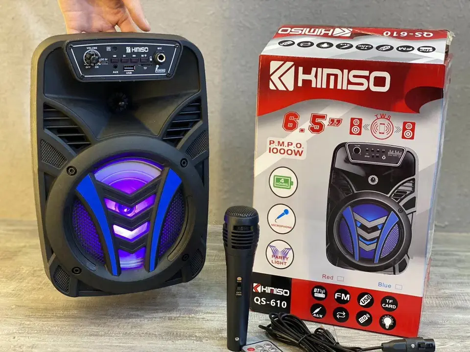 Φορητό Στερεοφωνικό Ασύρματο Ηχείο Karaoke USB Φόρτισης με Ενσύρματο Μικρόφωνο BT-6105 Bluetooth Speaker Μαύρο Φορητό Στερεοφωνικό Ασύρματο Ηχείο Karaoke USB Φόρτισης με Ενσύρματο Μικρόφωνο BT-6105 Bluetooth Speaker Μαύρο