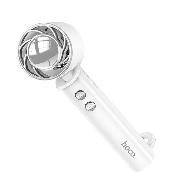 Φορητός Αναδιπλούμενος Ανεμιστήρας Χειρός με Μπαταρία 1200 mAh & Λουράκι - Hoco Φορητός Αναδιπλούμενος Ανεμιστήρας Χειρός με Μπαταρία 1200 mAh & Λουράκι - Hoco