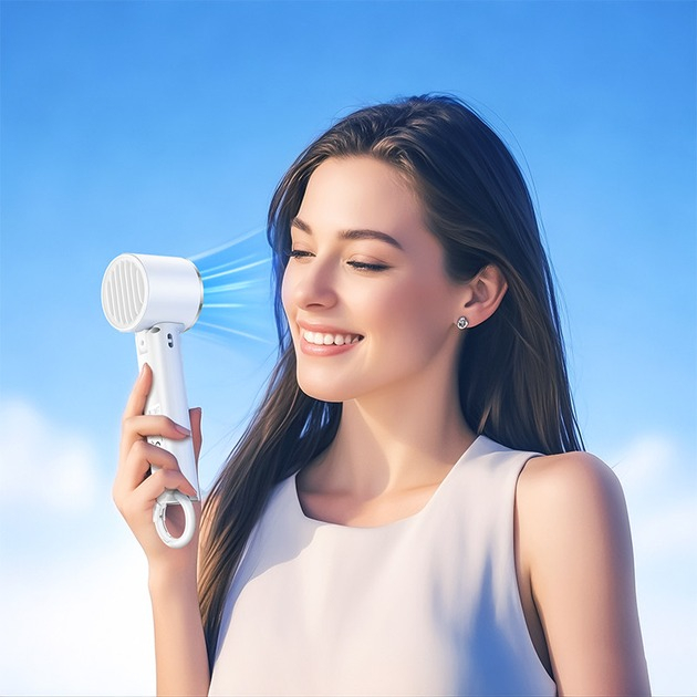 Φορητός Αναδιπλούμενος Ανεμιστήρας Χειρός με Μπαταρία 1200 mAh & Λουράκι - Hoco Φορητός Αναδιπλούμενος Ανεμιστήρας Χειρός με Μπαταρία 1200 mAh & Λουράκι - Hoco