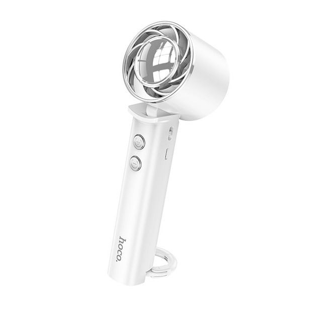Φορητός Αναδιπλούμενος Ανεμιστήρας Χειρός με Μπαταρία 1200 mAh & Λουράκι - Hoco Φορητός Αναδιπλούμενος Ανεμιστήρας Χειρός με Μπαταρία 1200 mAh & Λουράκι - Hoco