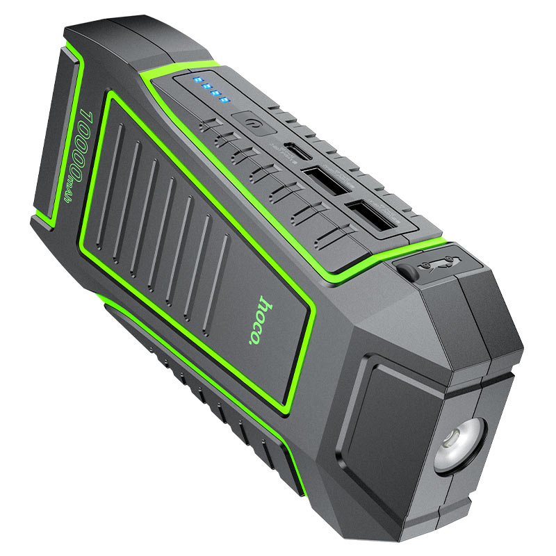 Φορητός Εκκινητής Αυτοκινήτου 12V - Power Bank 10000 mAh με 2 Θύρες USB - Hoco Φορητός Εκκινητής Αυτοκινήτου 12V - Power Bank 10000 mAh με 2 Θύρες USB - Hoco